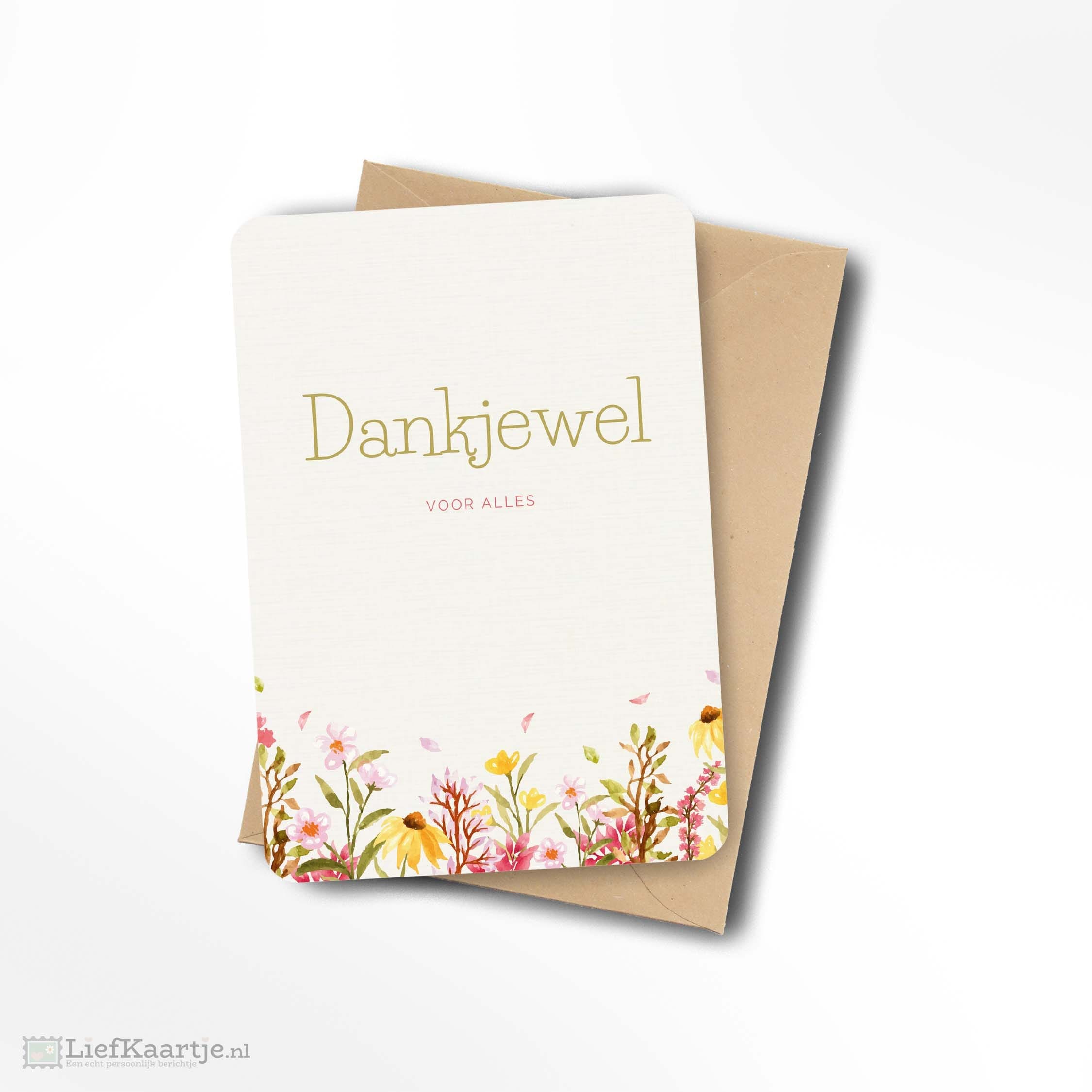 dankjewel voor alles