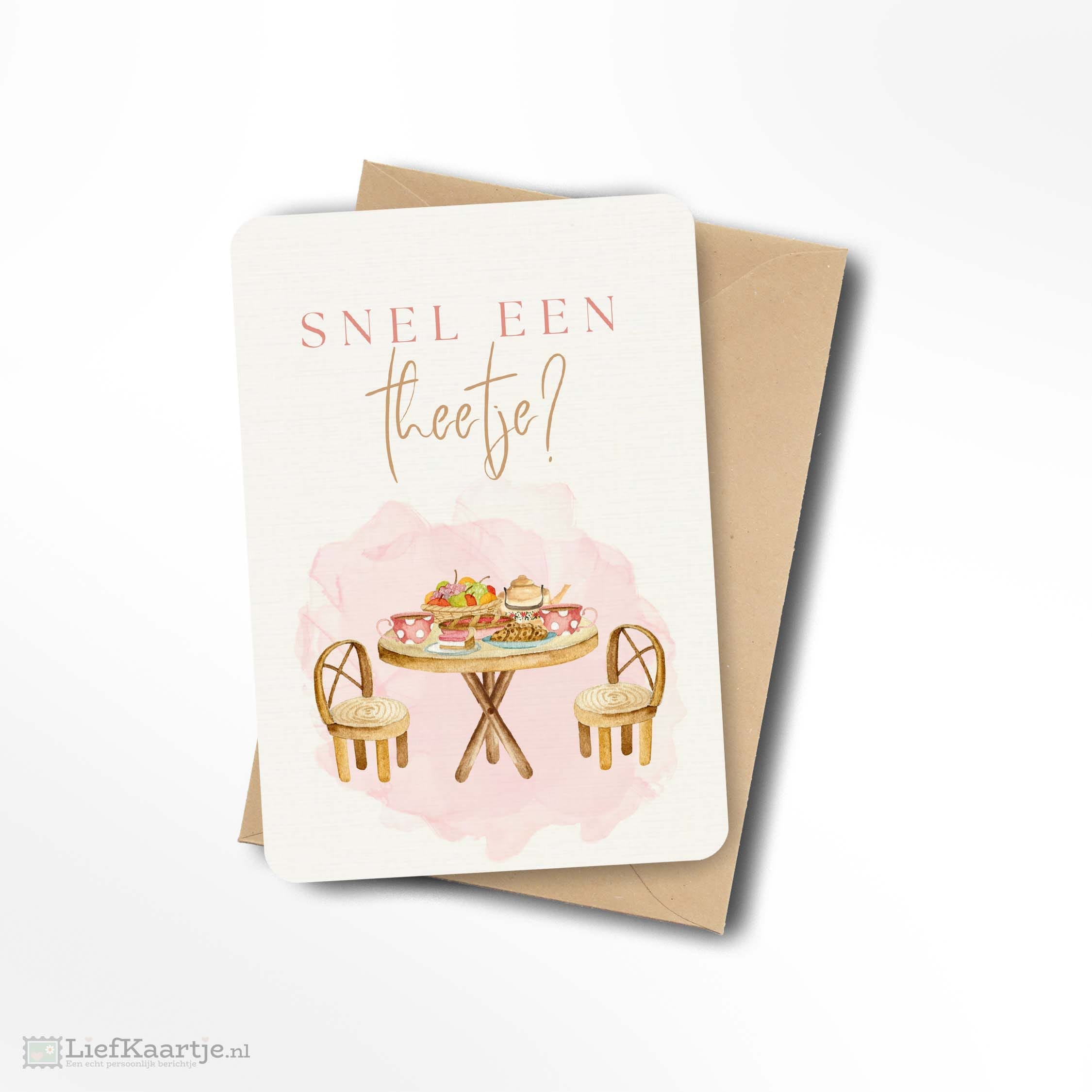 snel een theetje