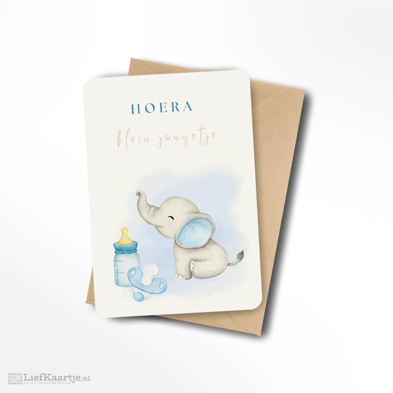 Hoera klein jongetje