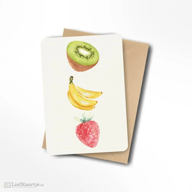 Kiwi banaan aardbei