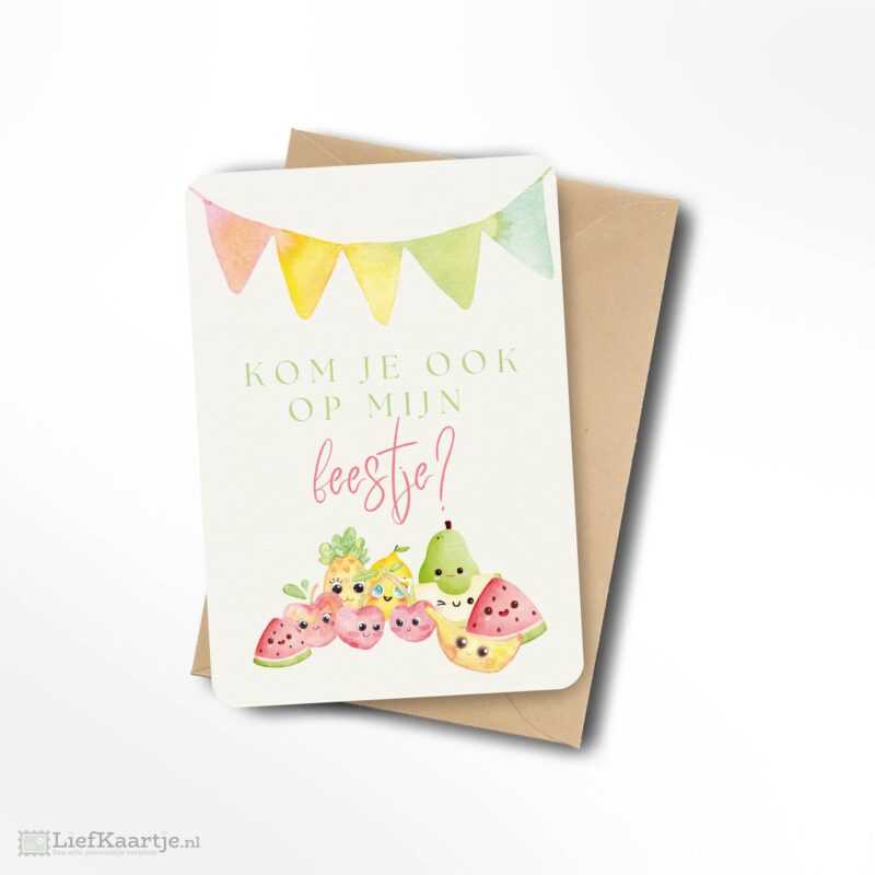 Kom je ook op mijn feestje fruit