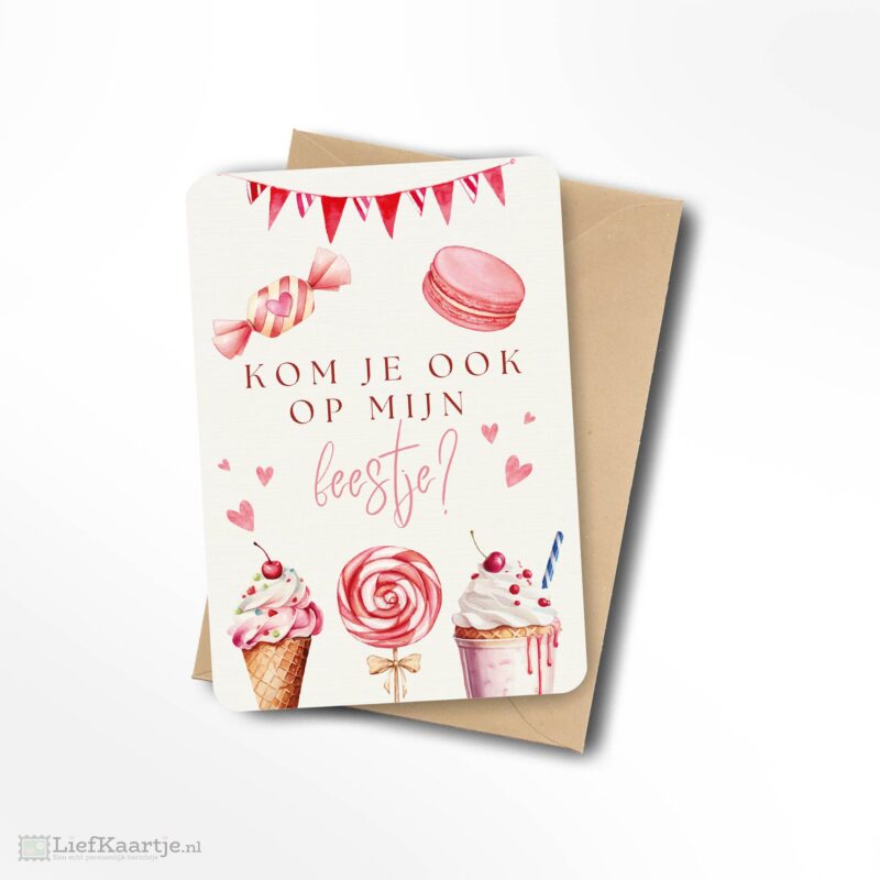 Kom je ook op mijn feestje rood