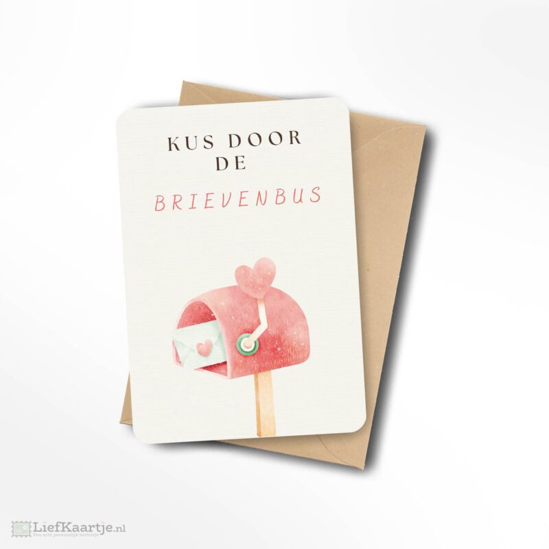 Kus door de brievenbus