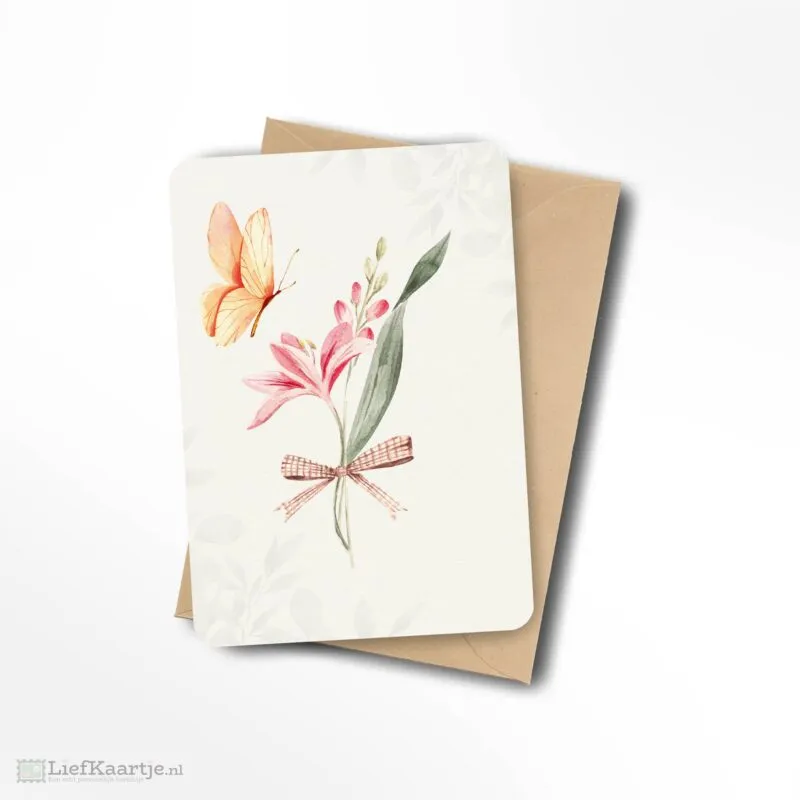 Vlinder bloem