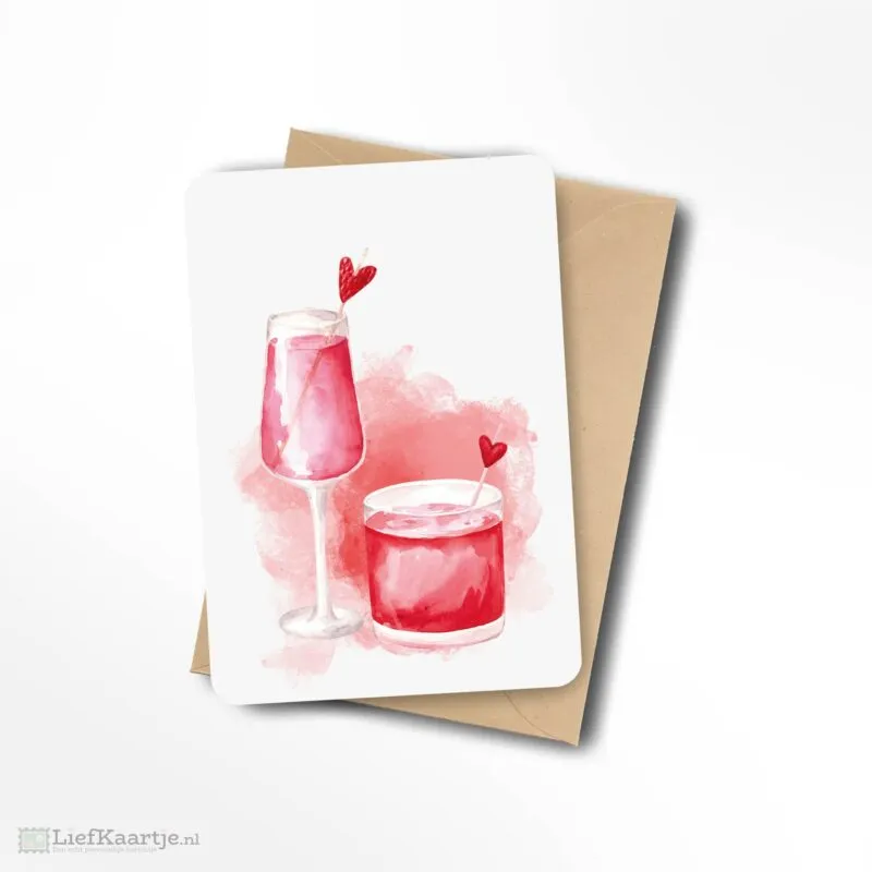 Aardbeien cocktails
