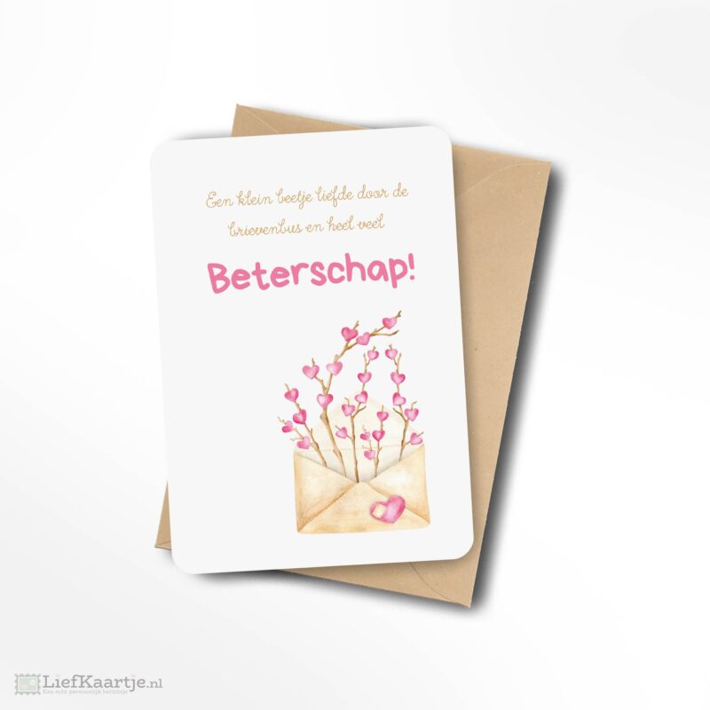 Een klein beetje liefde door de brievenbus en heel veel beterschap