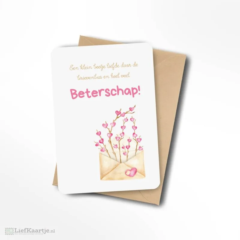 Een klein beetje liefde door de brievenbus en heel veel beterschap
