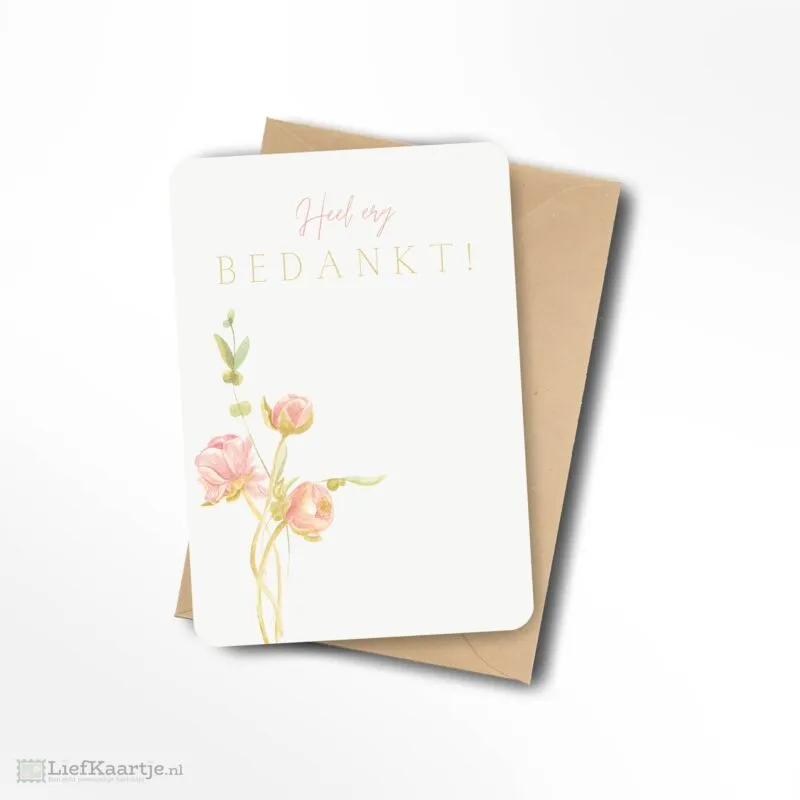 Heel erg bedankt