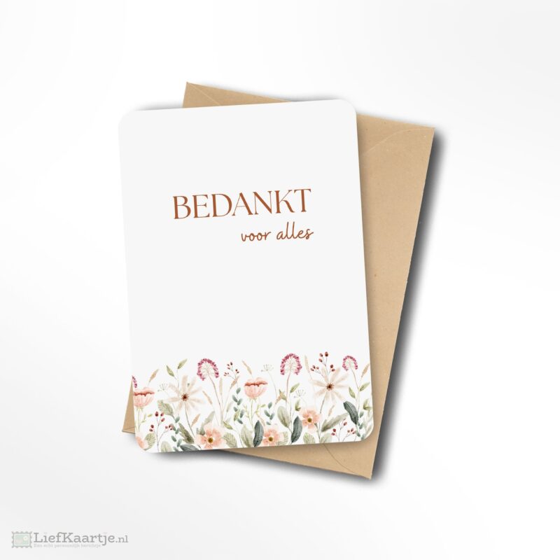 Bedankt voor alles