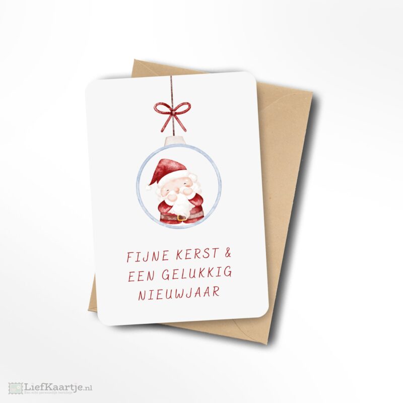 Fijne kerst en een gelukkig nieuwjaar