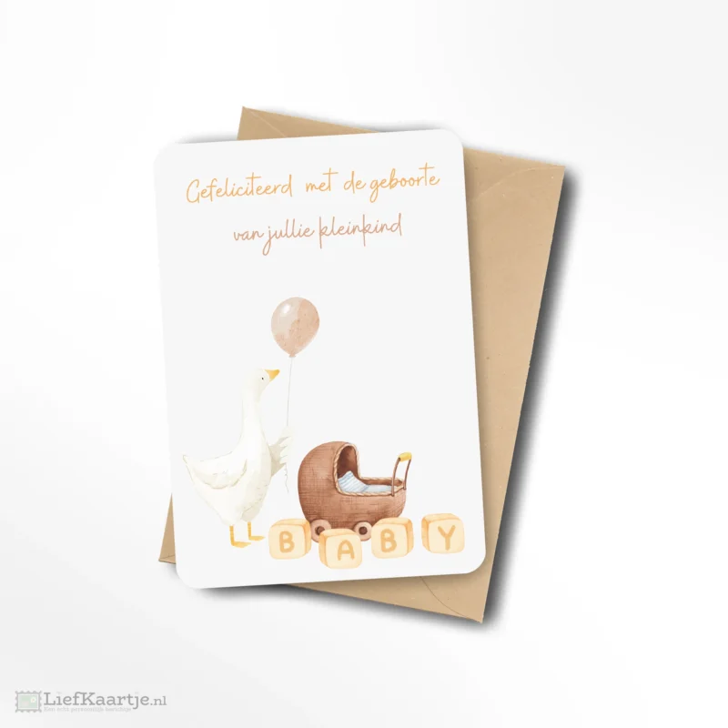 Gefeliciteerd met de geboorte van jullie kleinkind
